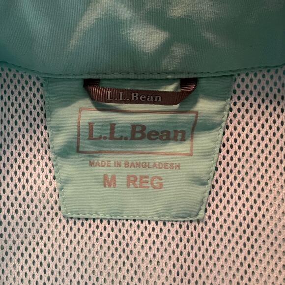 Utilitycore UPF 50+ L.L. Bean Gorpcore Dadcore Hike Fishing Shirt Seafoam Men M - Picture 11 of 16